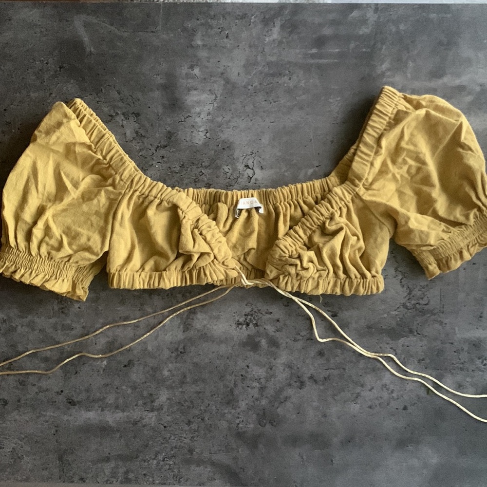 Small self tie blouse